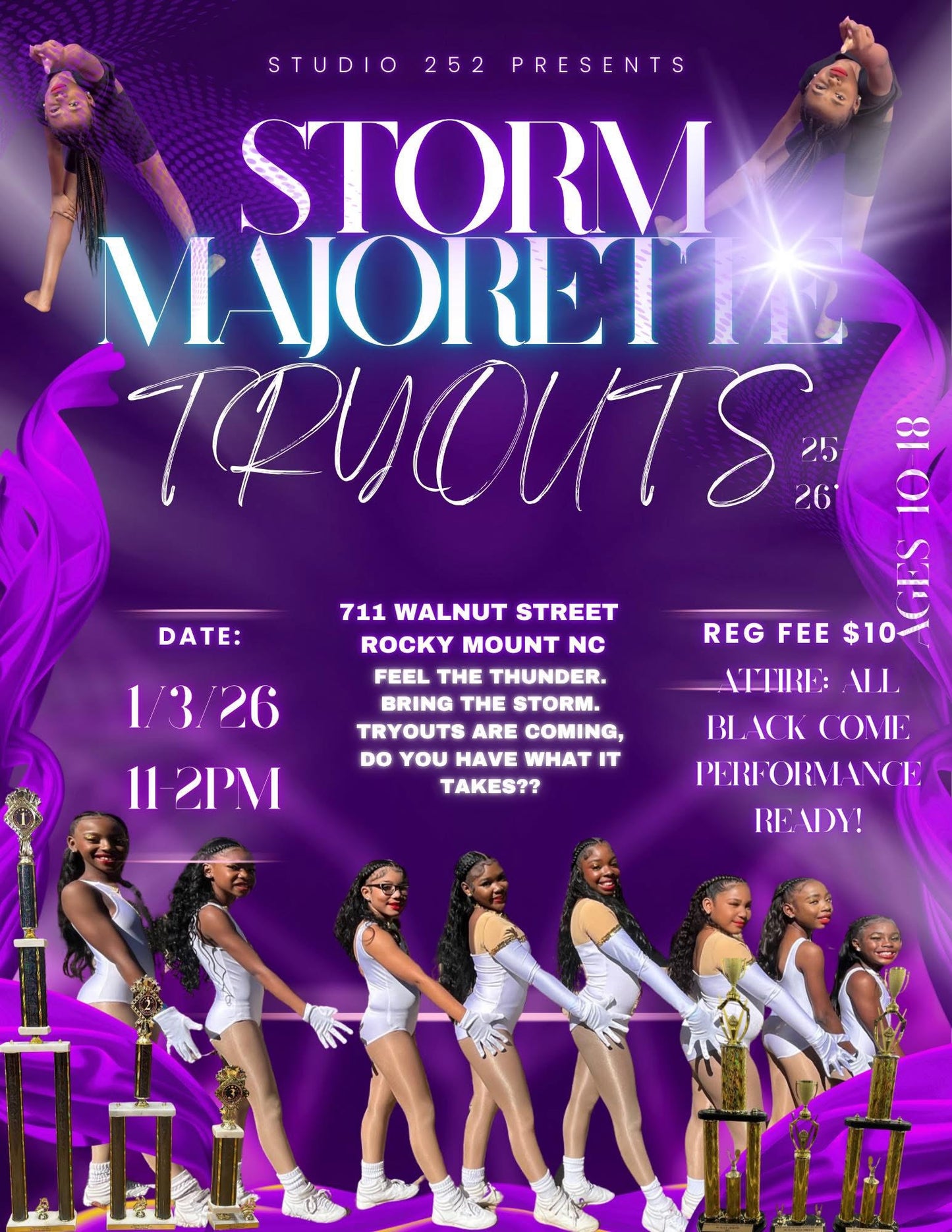 STORM Majorette Try-Outs